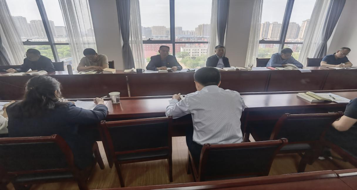 深刻感悟思想偉力 踔厲奮發勇毅前行——大同地區聯合黨支部開展5月份集中理論學習