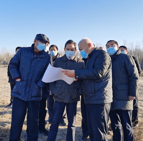 北京市副市長盧彥調研永定河秋季生態補水沖淤誘導填坑工程
