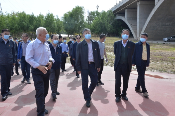 水利部副部長魏山忠調研永定河綜合治理北京段項目