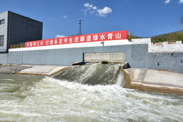 引黃北干線向永定河春季生態補水1.29億立方米