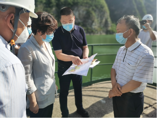 門頭溝區委書記金暉到落坡嶺大壩檢查指導防汛工作