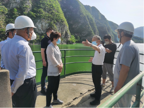 門頭溝區委書記金暉到落坡嶺大壩檢查指導防汛工作