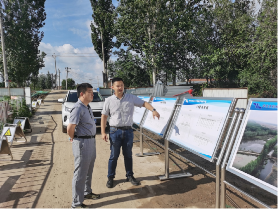 公司領導檢查調研天津地區上半年工作情況