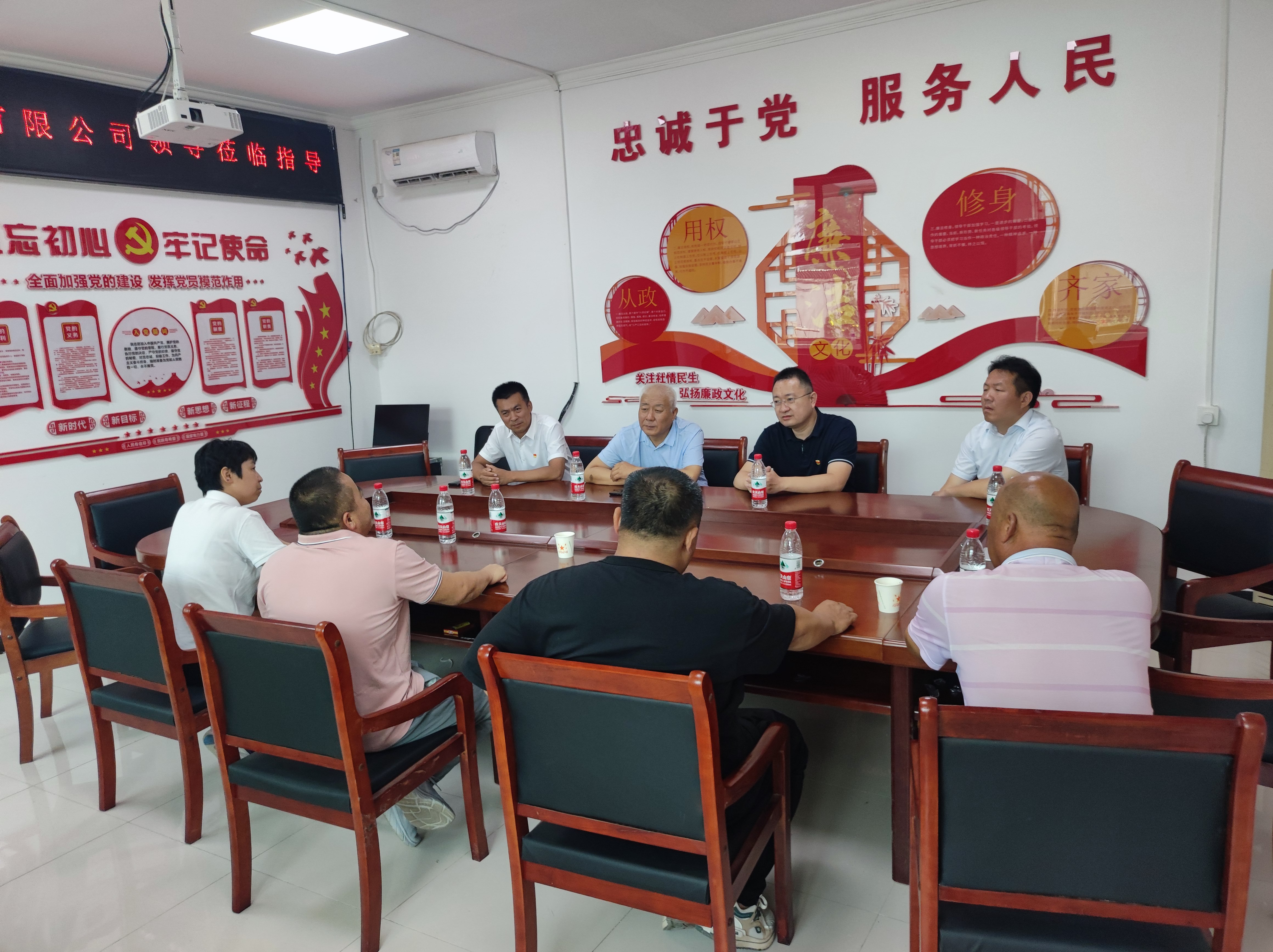 公司為南蒲洲營村捐贈凈水機