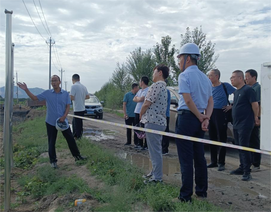 山西省水利廳對朔州市口泉河河道綜合治理與生態修復工程進行質量考核
