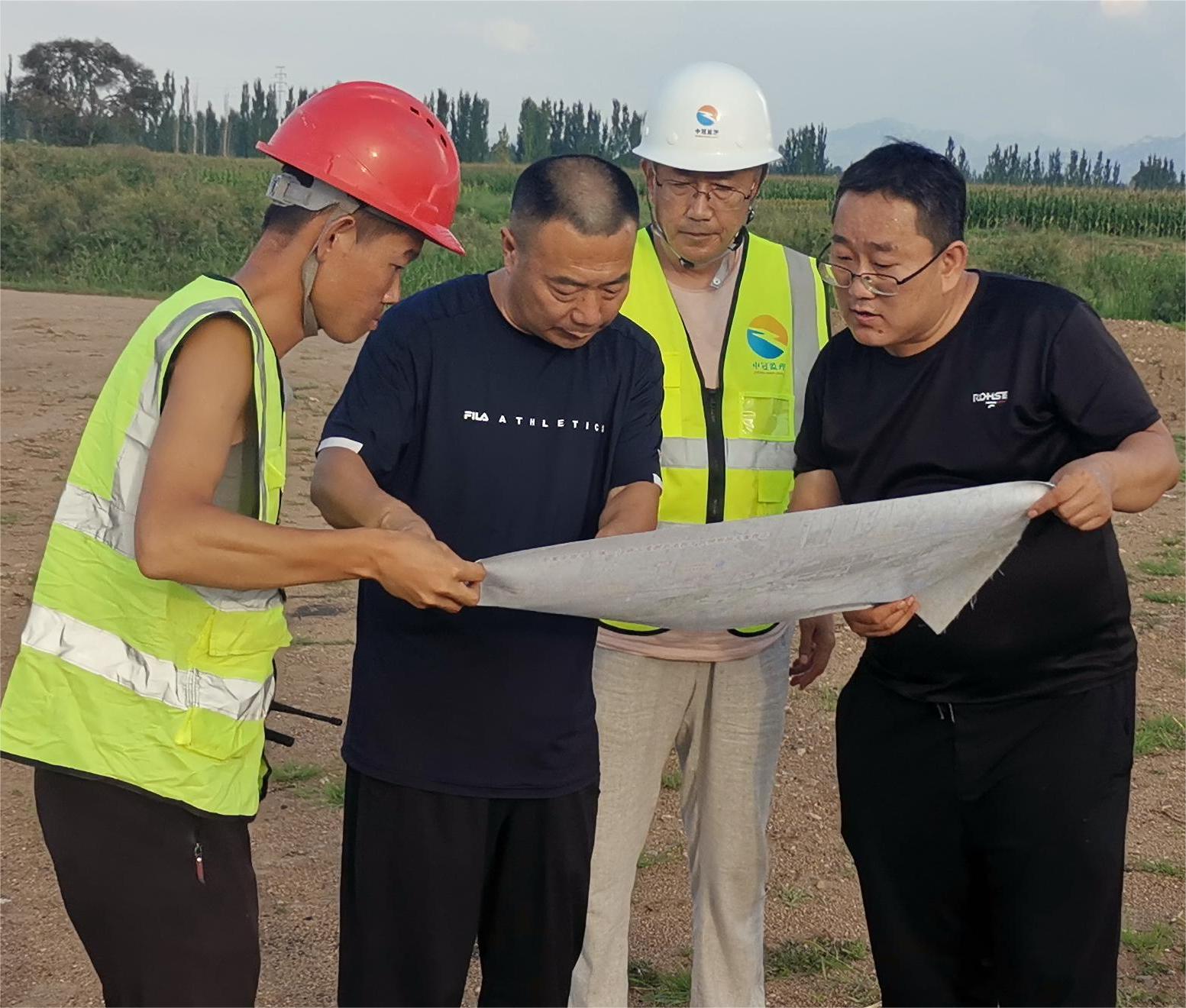 大同市發展改革委項目推進中心調研御河下游生態修復工程（一期）項目建設情況