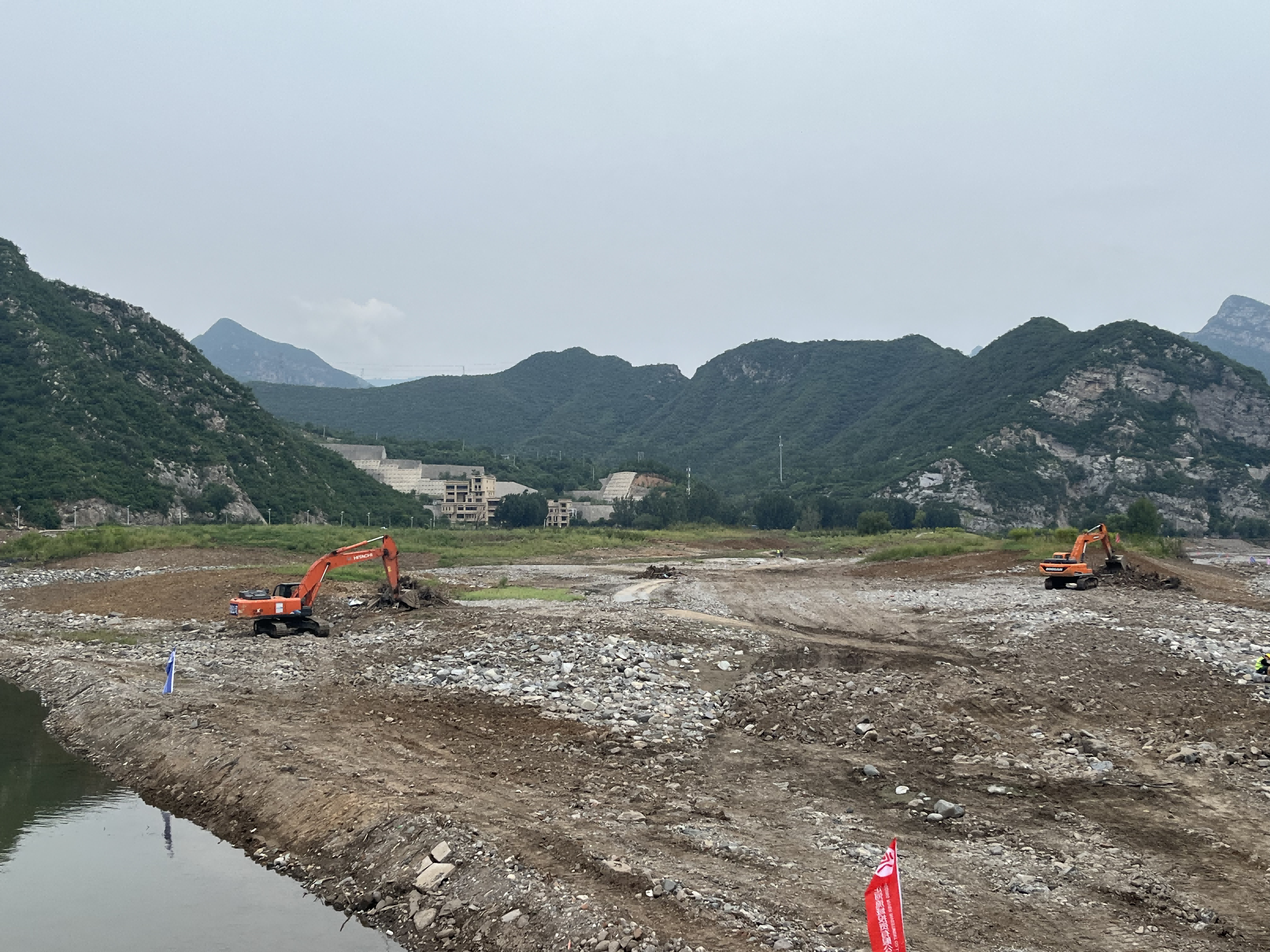 一線傳真 | 野溪橋至陳家莊橋區域1200米河道清理接近尾聲