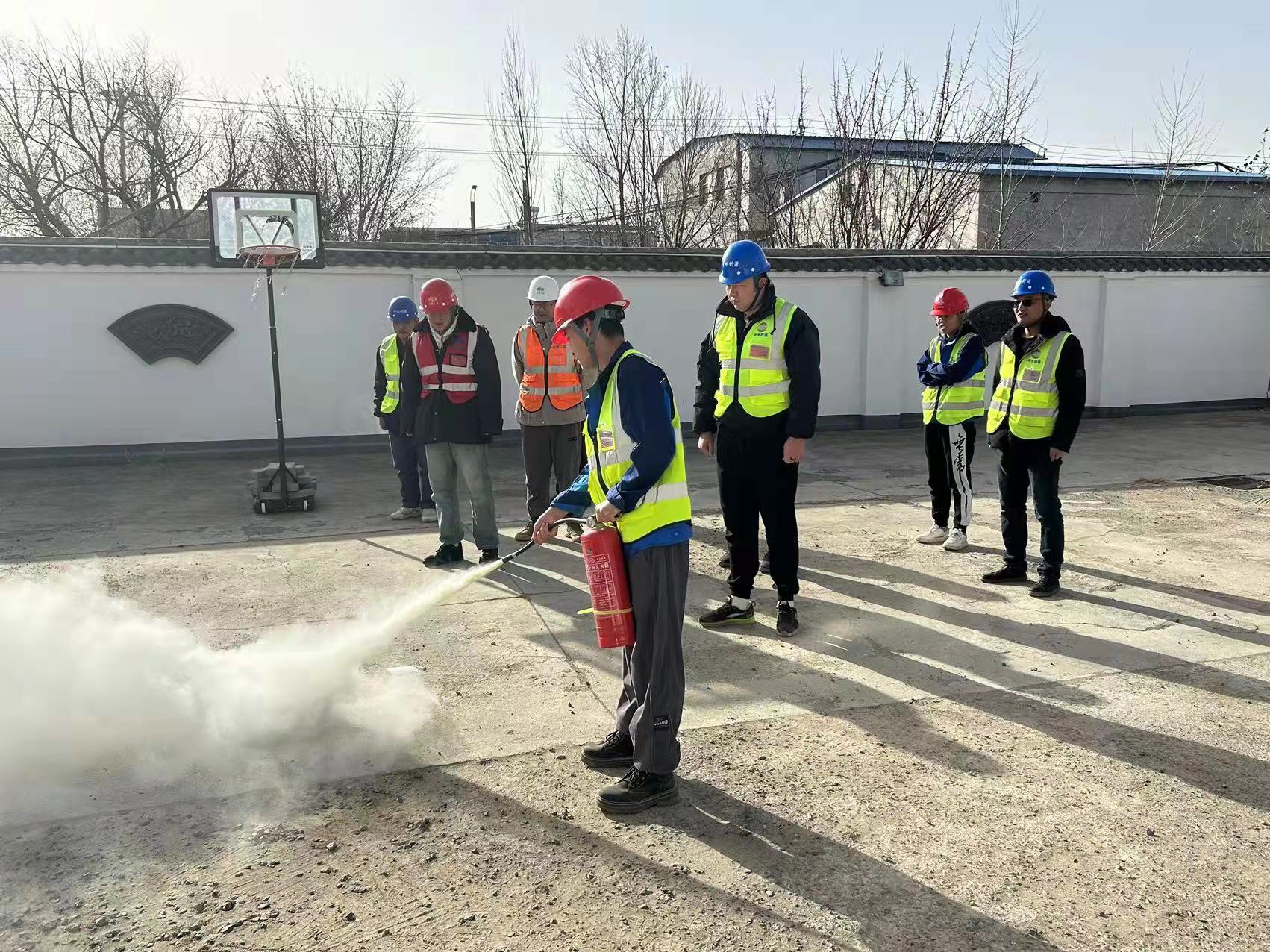 大同分公司 | 南洋河天鎮縣核心區生態修復二期工程開展安全隱患排查整治和消防演練活動