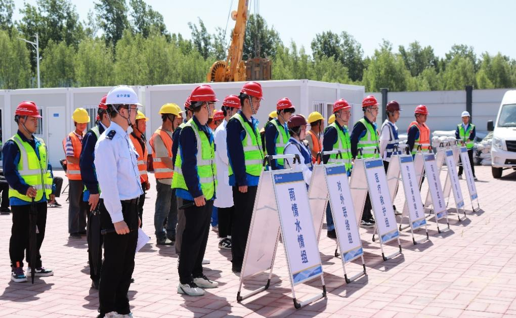 永定河災后恢復重建多個項目開展防洪度汛應急演練