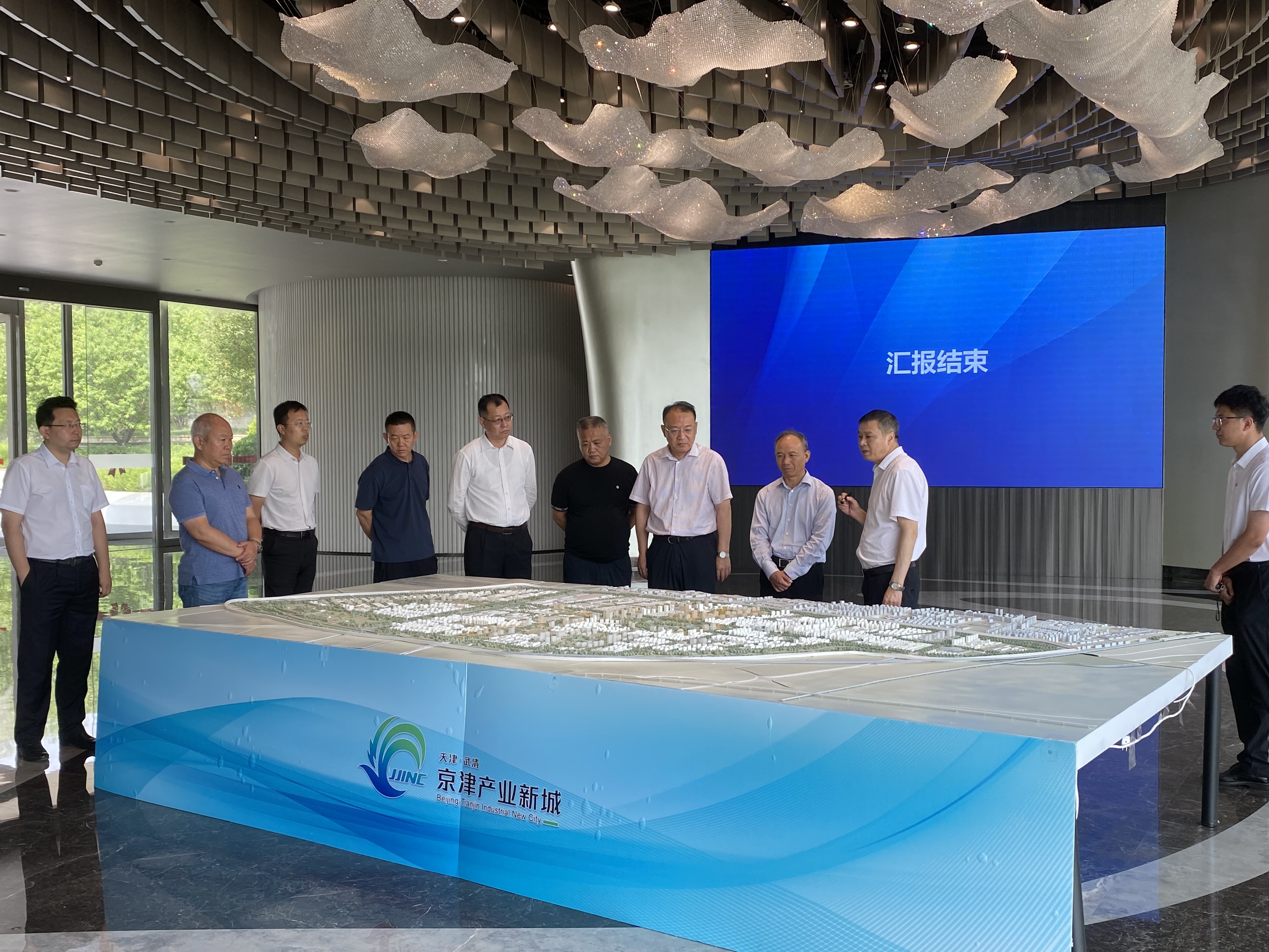 公司主要領導拜會天津市武清區委副書記王勇