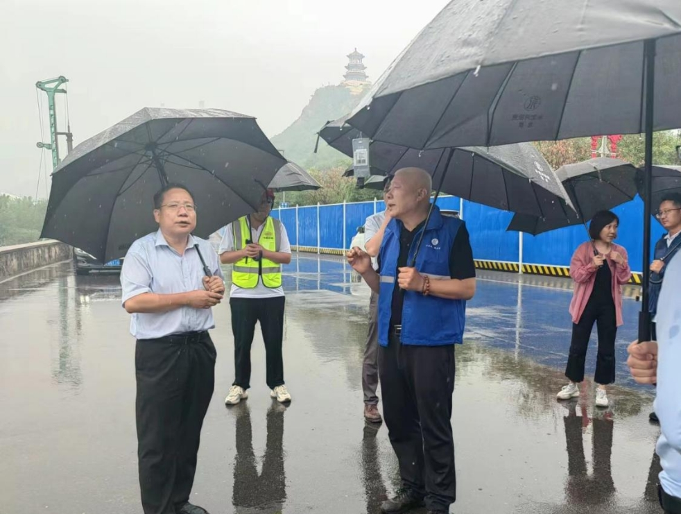 北京市水資源調度管理事務中心到公司北京災后重建項目辦調研座談