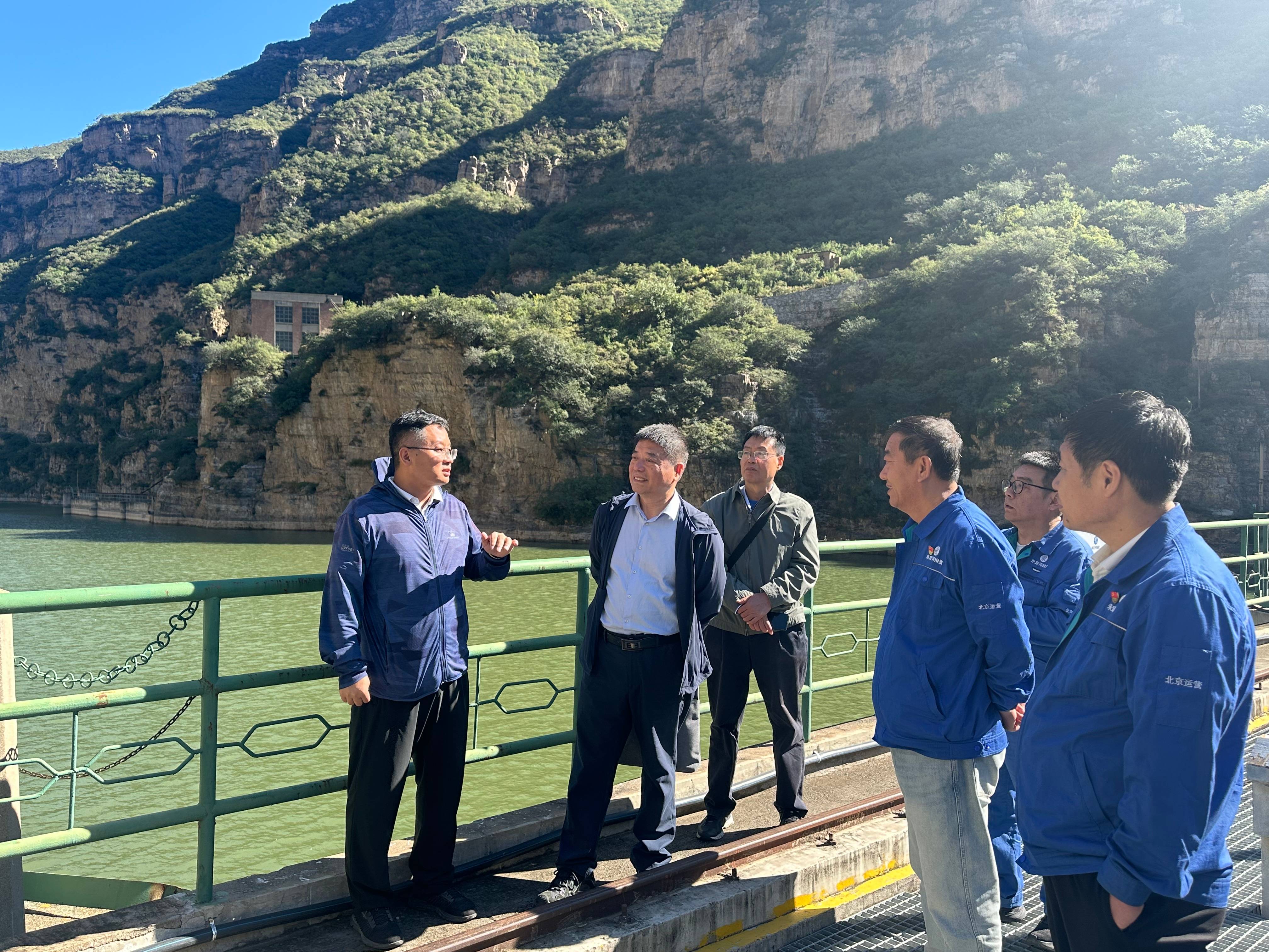 北京市水務局專家組檢查珠窩水庫標準化建設工作