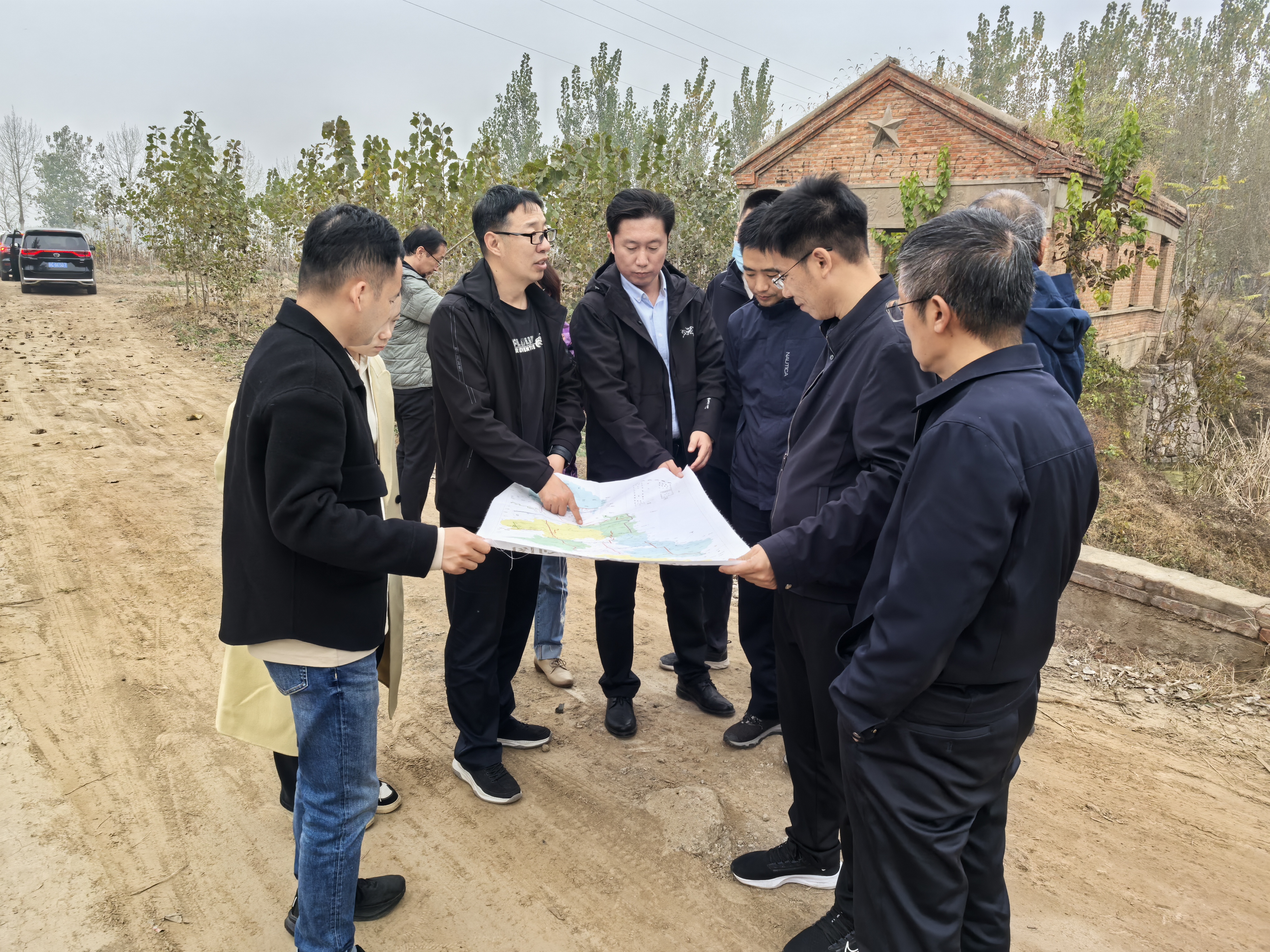 公司在廊坊地區開展流域生態治理規劃研究調研