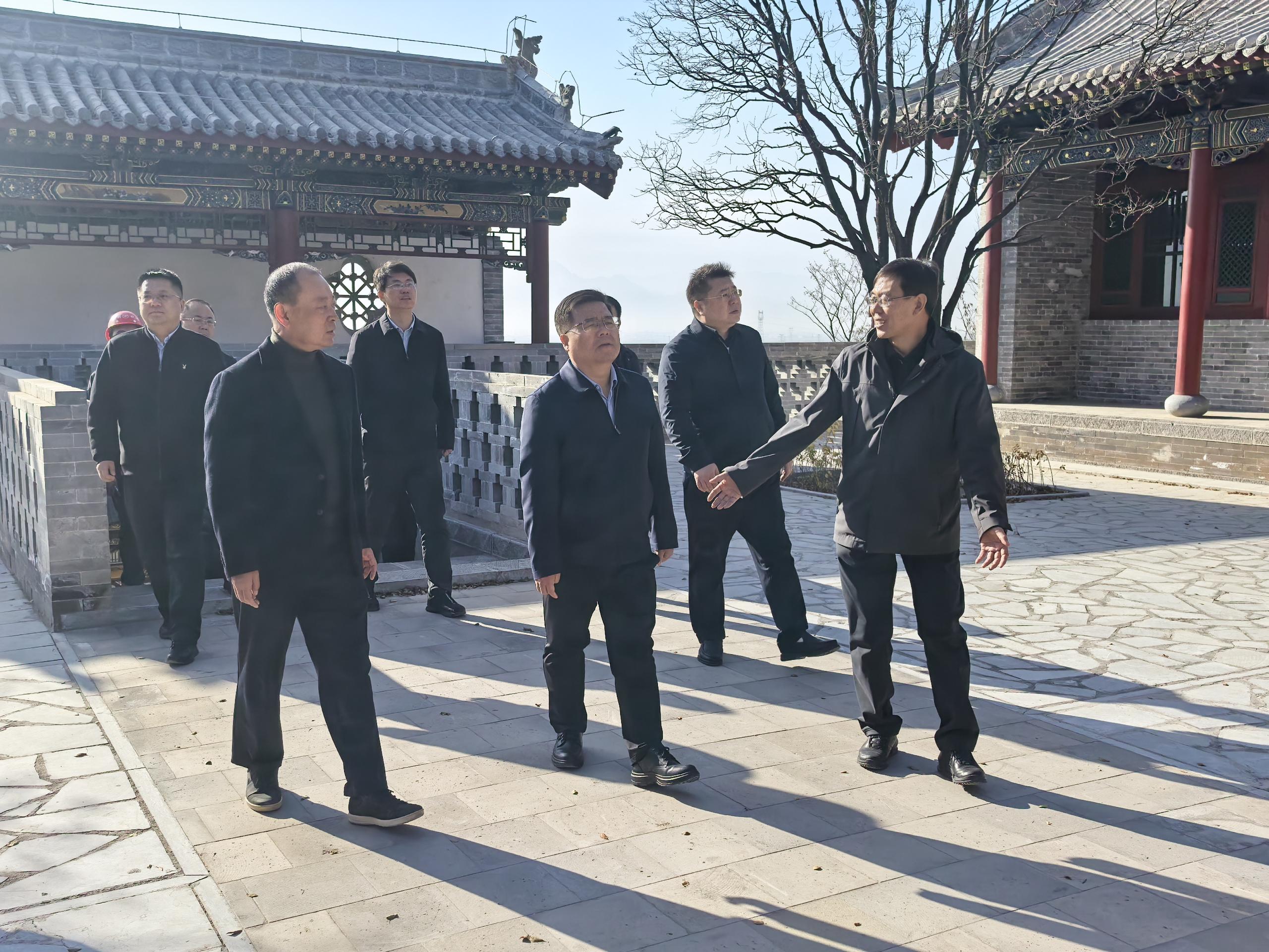 大同市紀委書記張文偉調研山西神溪國家濕地公園項目