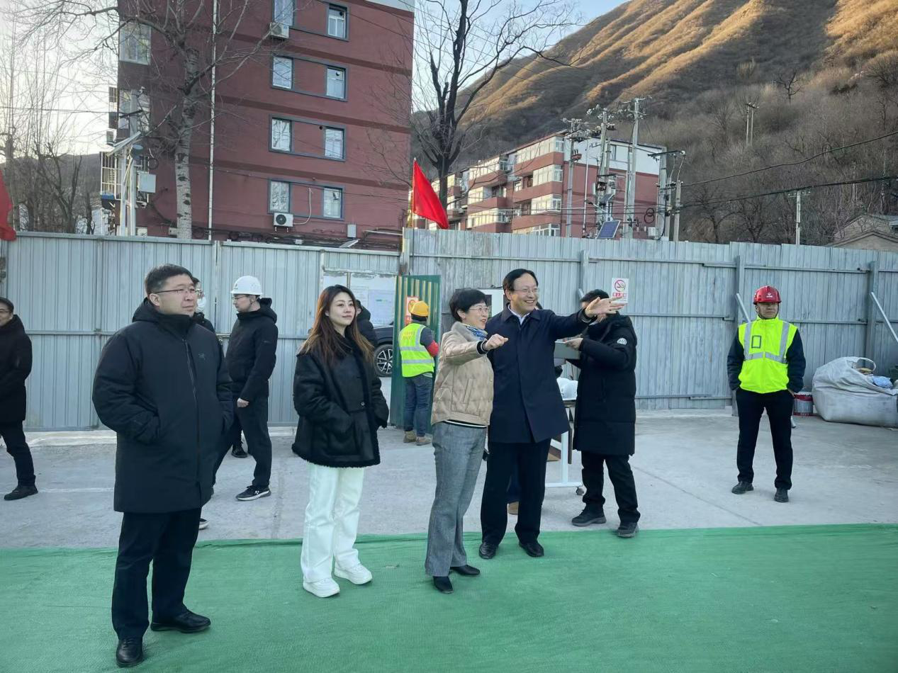 市發展改革委赴京西古道沉浸式生態小鎮項目現場調研
