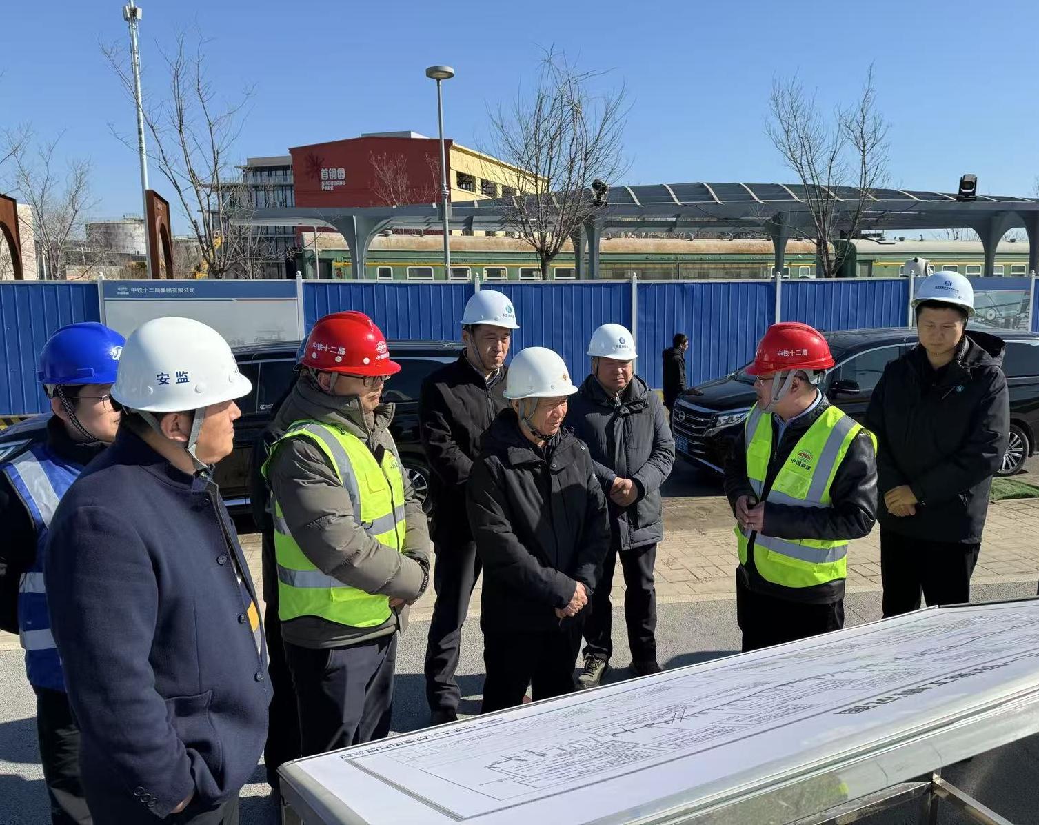 公司主要領導督導檢查永定河北京災后恢復重建項目