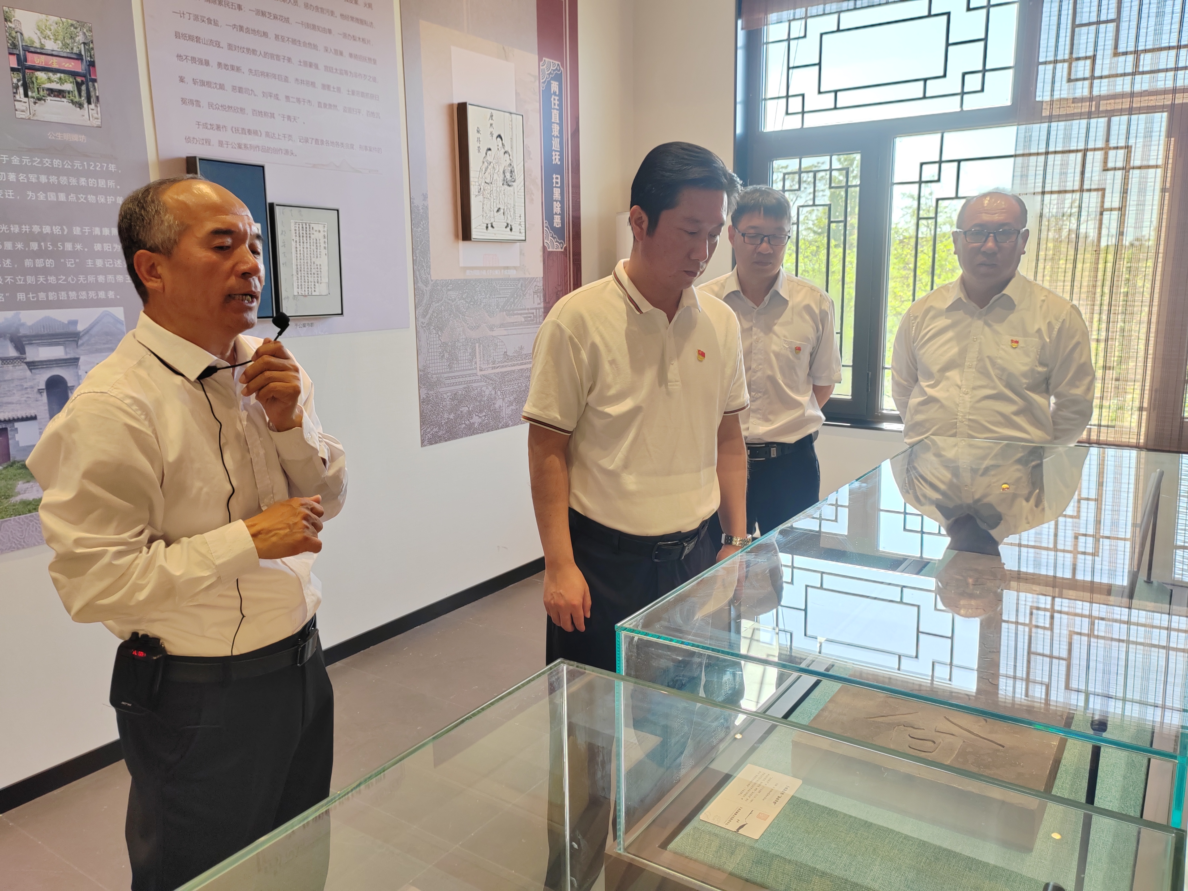 廊坊地區聯合黨支部赴于成龍廉能文化教育中心觀摩學習