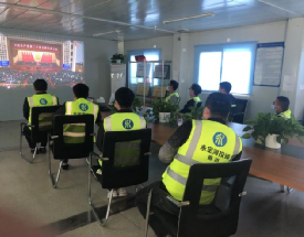 廊坊地區聯合黨支部組織黨員干部職工集中觀看黨的二十大盛況