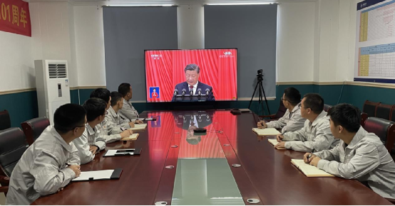 廊坊地區聯合黨支部組織黨員干部職工集中觀看黨的二十大盛況
