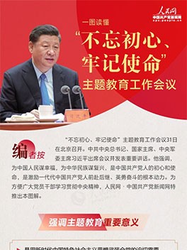 一圖讀懂“不忘初心、牢記使命”主題教育工作會議