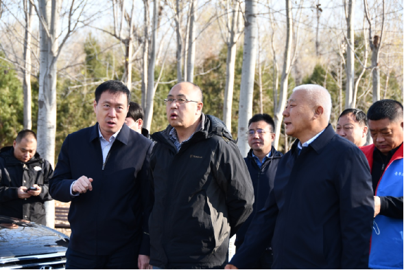 北京市大興區副區長張曉晟調研平原南段（一期）工程