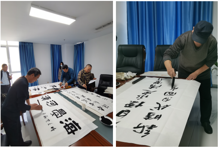 廊坊地區聯合黨支部組織開展“翰墨贊永定，丹青頌黨恩”主題黨日活動