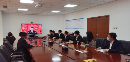 廊坊地區聯合黨支部組織黨員干部職工集中觀看黨的二十大盛況
