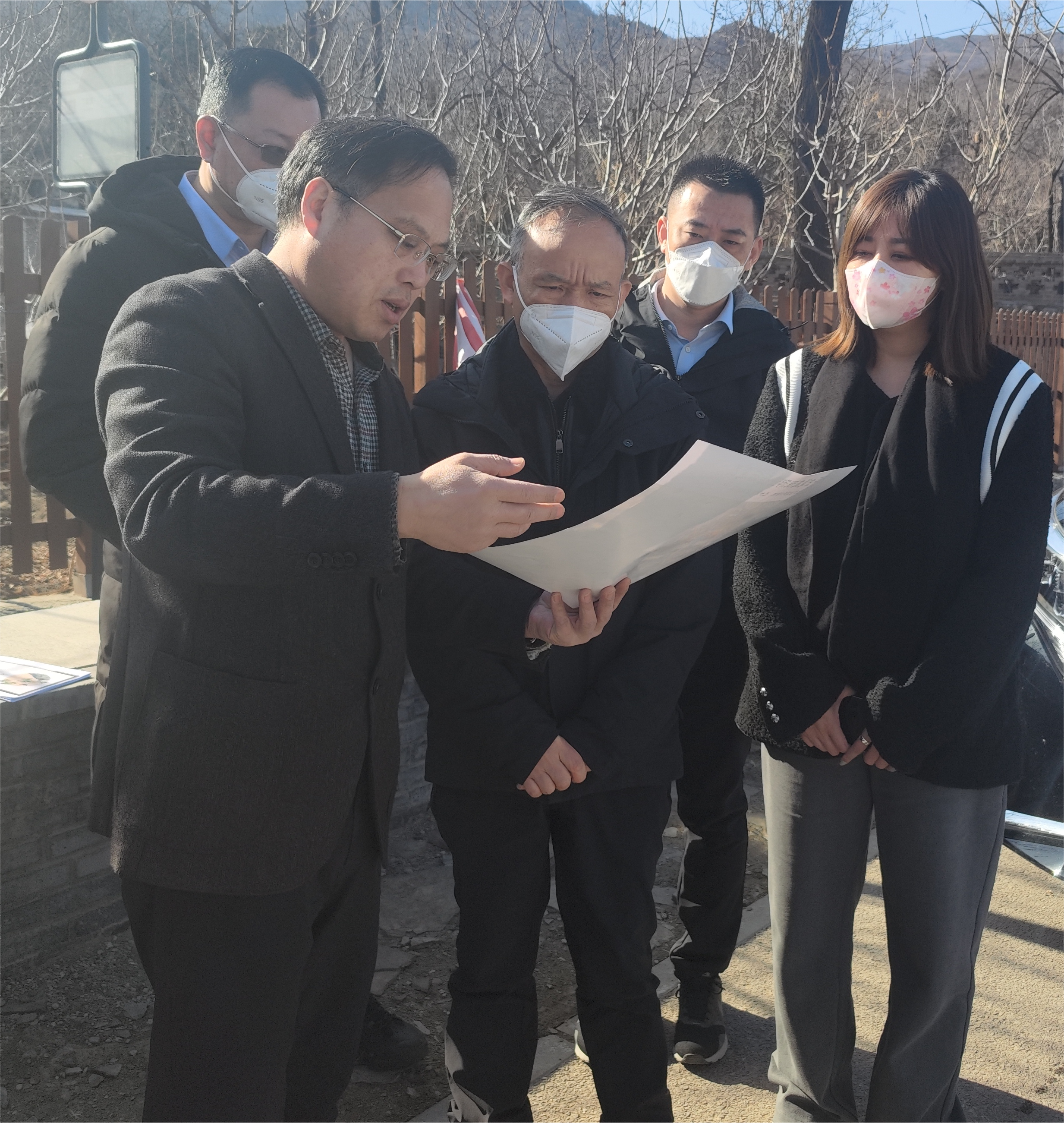 公司主要領導調研門頭溝區生態產業項目