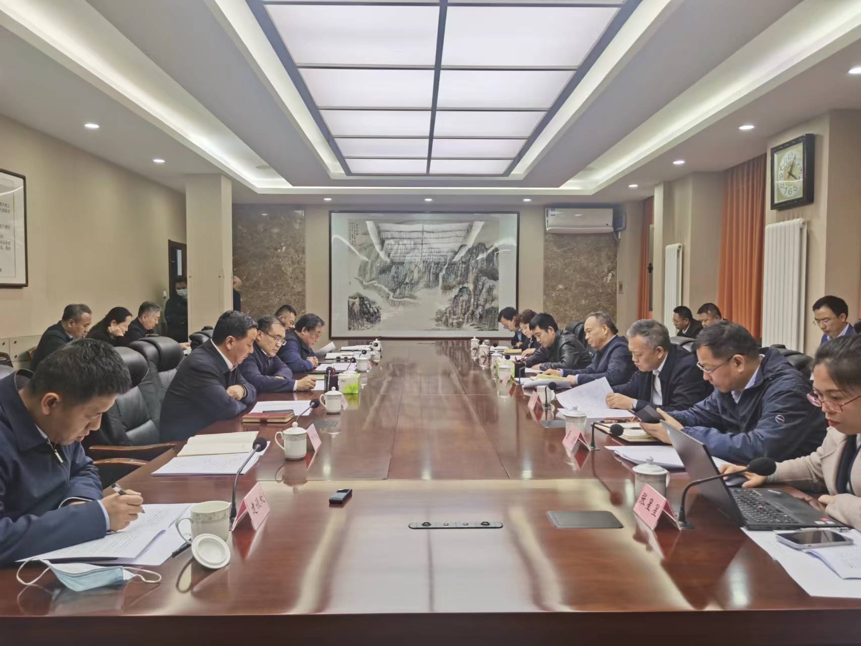 公司主要領導拜會山西省水利廳廳長龔孟建